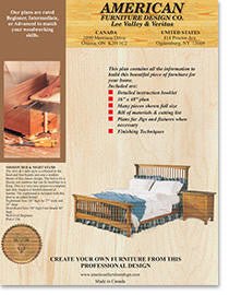 Mission Bed and Night Stand Plan - Cherry Tree Toys