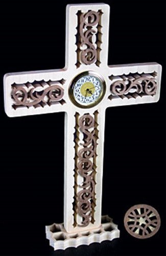 Modern Cross Clock Pattern - Cherry Tree Toys