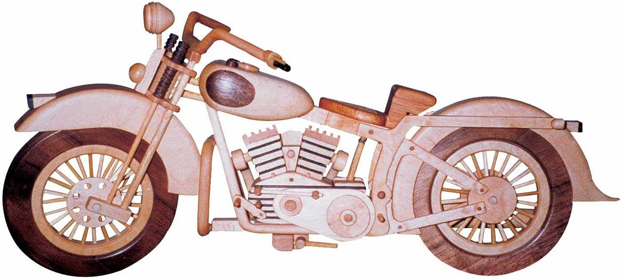 Motorcycle Wood Toy Plan - Cherry Tree Toys