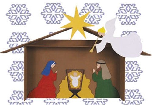 Nativity Scene Pattern - Cherry Tree Toys