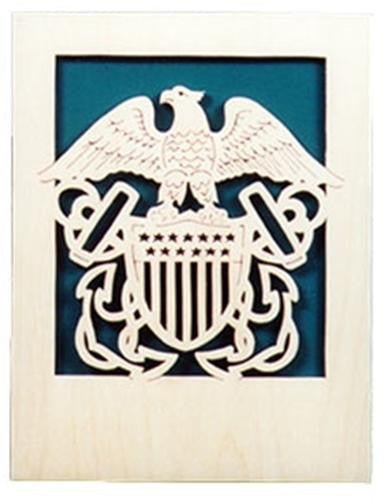 Navy Emblem Scroll Saw Plan - Cherry Tree Toys