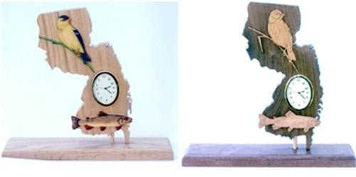 New Jersey Scroll Saw Clock Pattern - Cherry Tree Toys