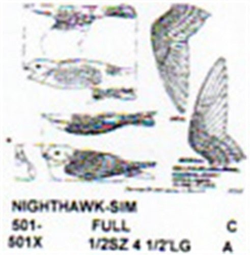 Nighthawk Setting/Flying Carving Pattern - Cherry Tree Toys