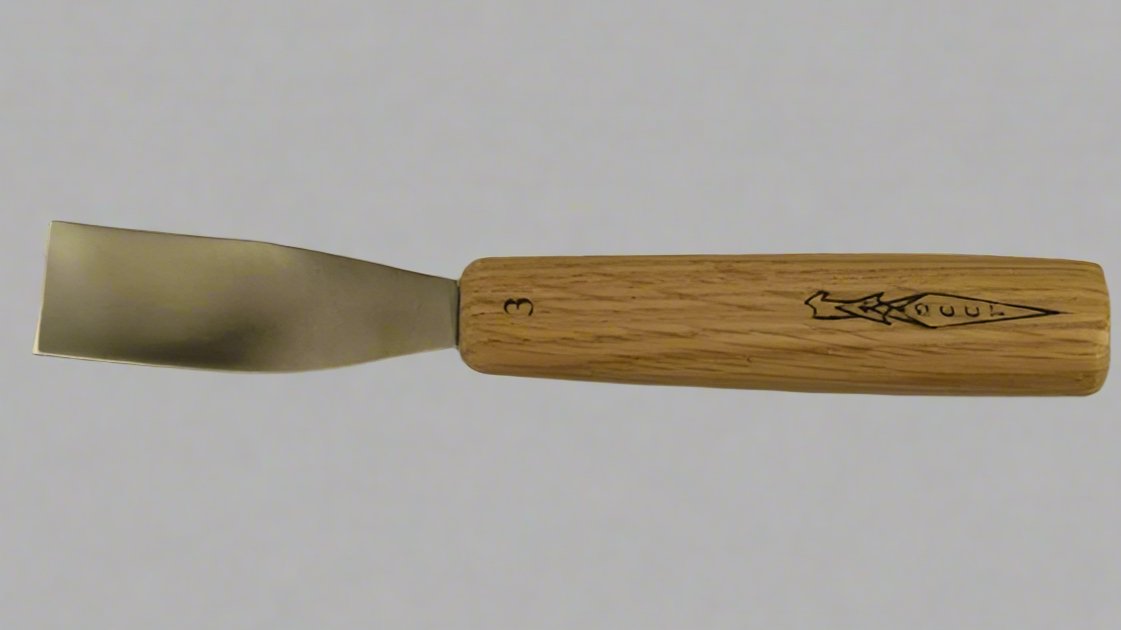 OCC #3 X 1" Long Bent Wood Hawg Gouge - Cherry Tree Toys