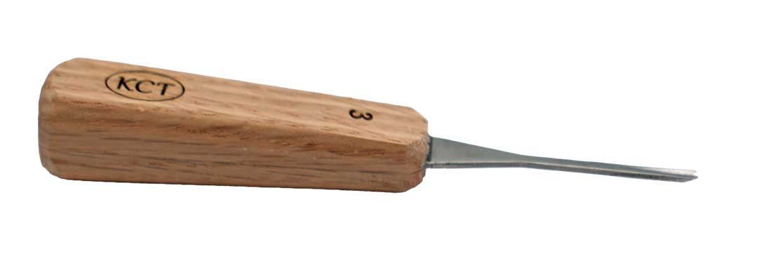 OCC Palm #3 Wood Carving Gouge 1/8" - Cherry Tree Toys