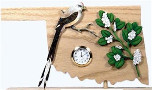 Oklahoma Scroll Saw Clock Pattern - Cherry Tree Toys