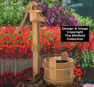 Old Pump & Wash Tub Woodworking Plan - Cherry Tree Toys