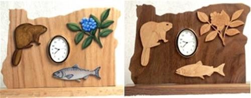 Oregon Scroll Saw Clock Pattern - Cherry Tree Toys