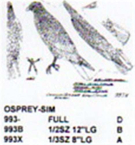 Osprey Perching/Alert Carving Pattern - Cherry Tree Toys