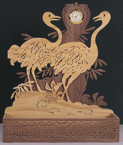 Ostrich Clock Pattern - Cherry Tree Toys