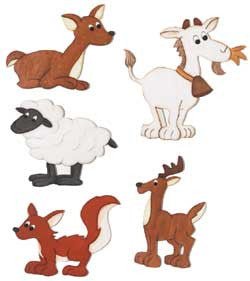 Outdoor Animals #2 Pattern - Cherry Tree Toys