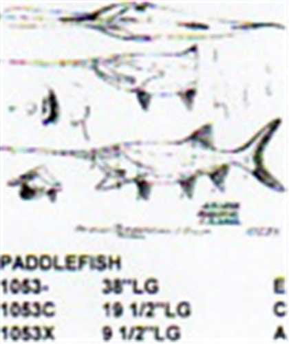 Paddlefish Carving Pattern - Cherry Tree Toys