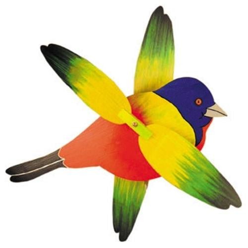 Painted Bunting Whirligig Plan - Cherry Tree Toys