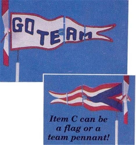 Penant Flag Whirligig Plan - Cherry Tree Toys