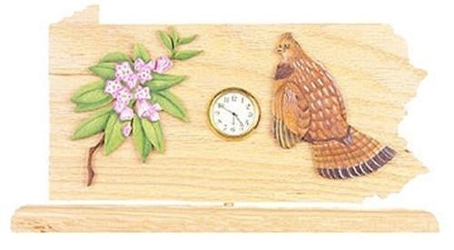 Pennsylvania Scroll Saw Clock Pattern - Cherry Tree Toys