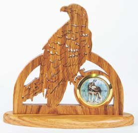 Perched Eagle Clock Pattern - Cherry Tree Toys