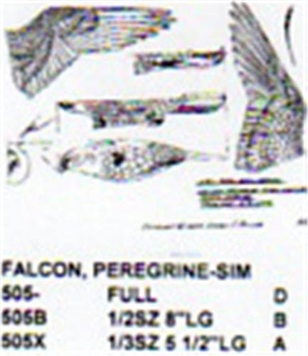 Peregrine Falcon Flying Carving Pattern - Cherry Tree Toys