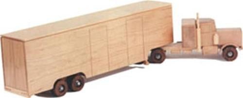 Peterbilt Moving Van Woodworking Plan - Cherry Tree Toys