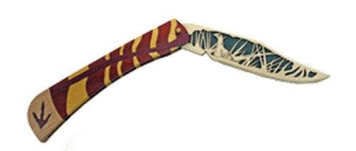 Pheasant Scroll Saw Pocket Knife Plan - Cherry Tree Toys