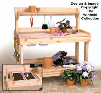 Potting Bench Woodworking Plan - Cherry Tree Toys