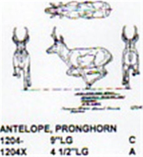 Pronghorn Antelope Running 4 1/2" Long - Cherry Tree Toys