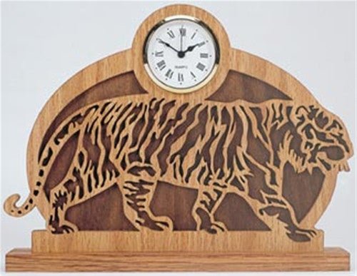 Prowling Tiger Clock Pattern - Cherry Tree Toys