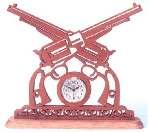 Remington 1858 Army Revolver Clock Pattern - Cherry Tree Toys