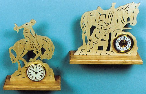 Ride n Shoot Cowboy Clock Pattern - Cherry Tree Toys