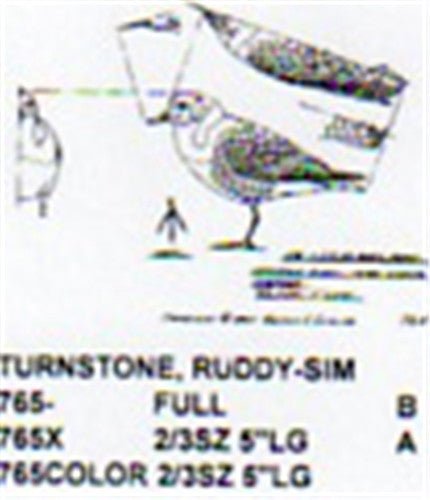 Ruddy Turnstone Standing - Cherry Tree Toys