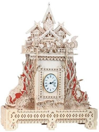 Russian Forest Scroll Saw Clock Plan - Cherry Tree Toys