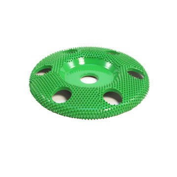 SaburrTooth 4" Flat Face Wheel w/Holes Coarse - Cherry Tree Toys