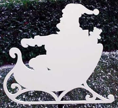 Santa with Sleigh Woodworking Plan - Cherry Tree Toys