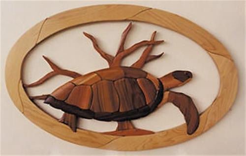 Sea Turtle Intarsia Plan - Cherry Tree Toys