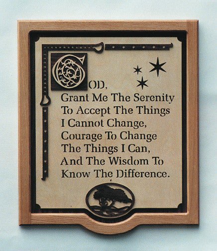 Serenity Prayer Plan - Cherry Tree Toys