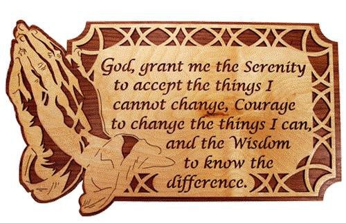 Serenity Prayer Scroll Saw Plan - Cherry Tree Toys