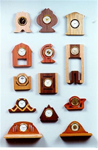 Set of 13 Mini Clocks Pattern - Cherry Tree Toys