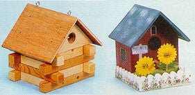 Set of 4 Birdhouses Pattern - Cherry Tree Toys