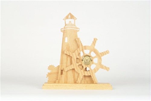 Ships Light Clock Scroll Saw Pattern - Cherry Tree Toys