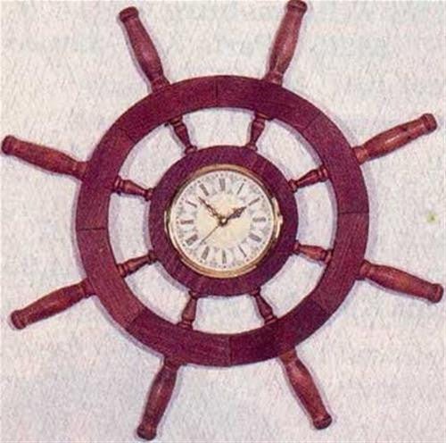 Ships Wheel Clock Plan - Cherry Tree Toys