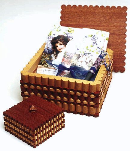 Simply Square Gallery Basket Fretwork Plan - Cherry Tree Toys