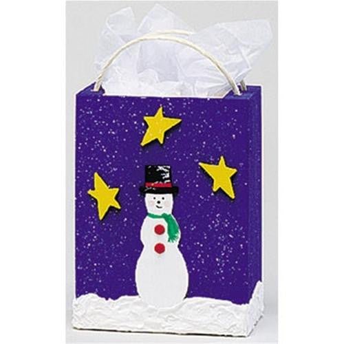 Small Snowman Gift Bag Plan - Cherry Tree Toys