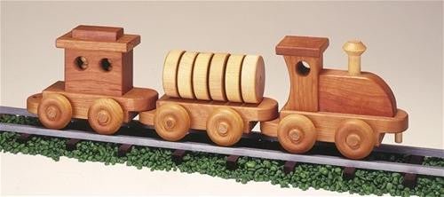 Small Train Toy Woodworking Plan - Cherry Tree Toys