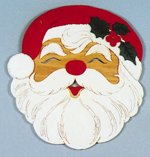 Smiling Santa Face Pattern - Cherry Tree Toys