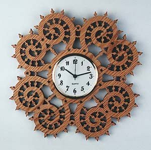 Snail Star Clock Scroll Saw Pattern - Cherry Tree Toys