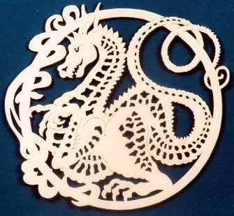 Snappy Dragon Scroll Saw Pattern | Cherry Tree Toys
