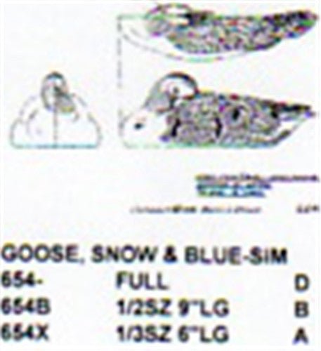 Snow Goose Blue On Water/Sleeping - Cherry Tree Toys