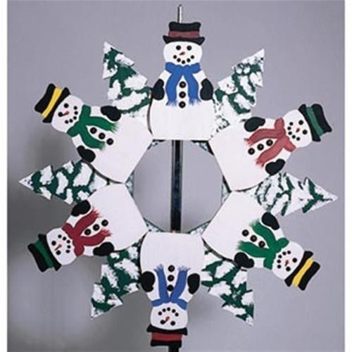 Snowman Wreath Woodworking Plan - Cherry Tree Toys