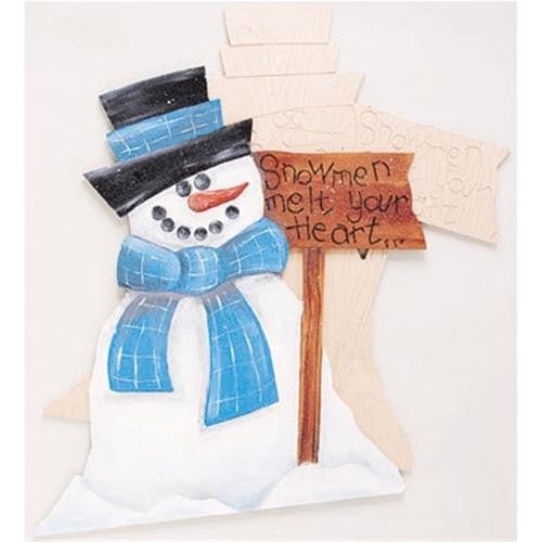 Snowman Yard Art Plan - Cherry Tree Toys