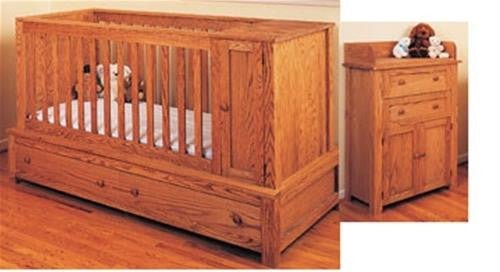 Special: Cribe and Bed, Changing Table and Dresser Plan - Cherry Tree Toys