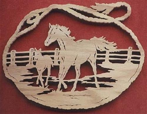 Spirit of The Pasture Scroll Saw Plan - Cherry Tree Toys